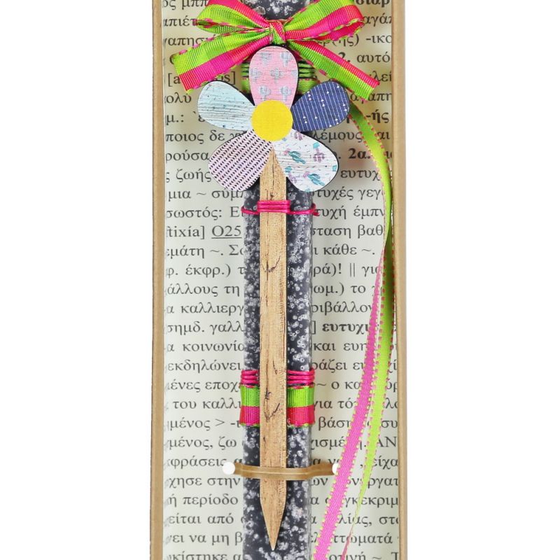 Easter Candle Wooden hair pin