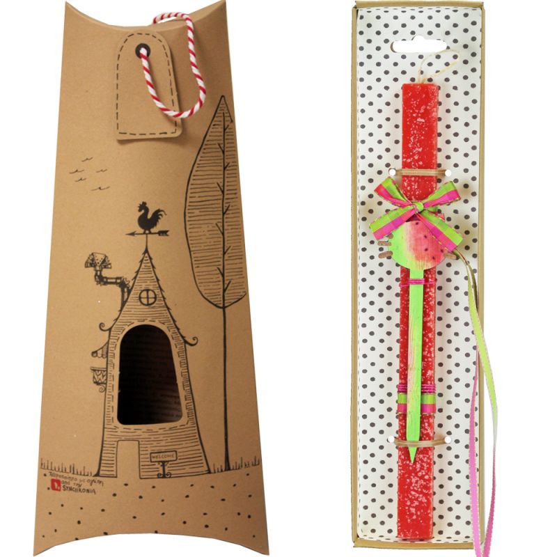 Easter Candle Wooden hair pin