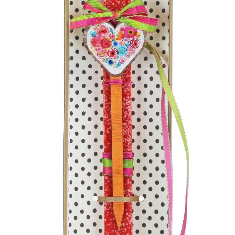 Easter Candle Wooden hair pin