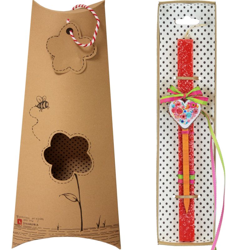 Easter Candle Wooden hair pin