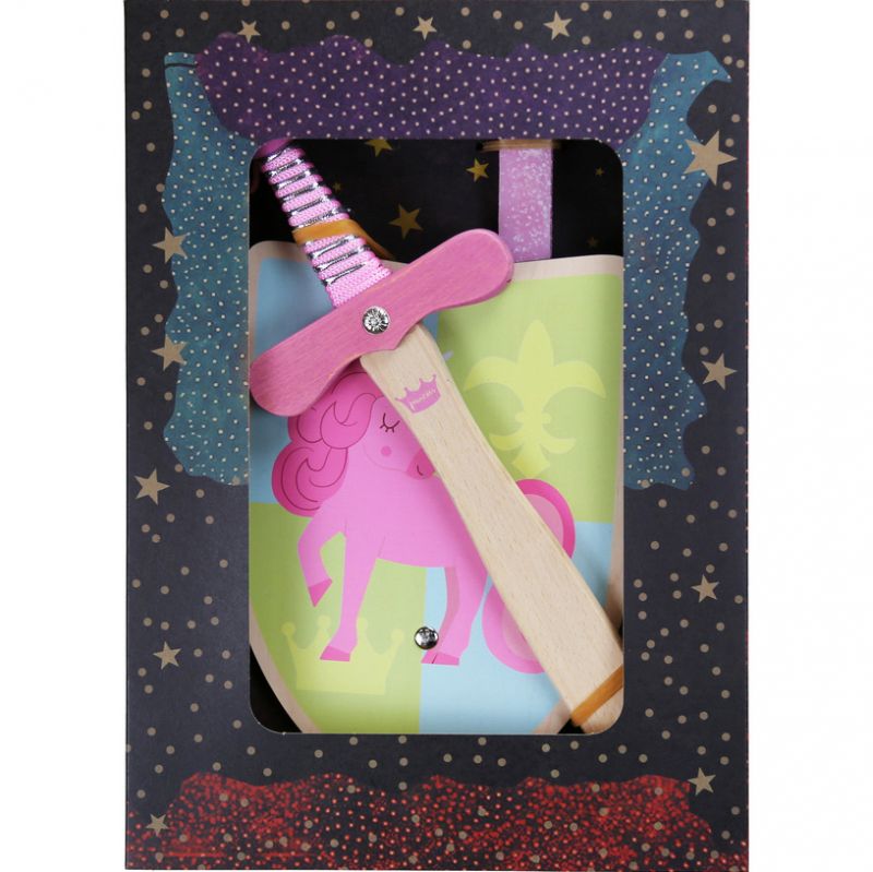 Easter Candle shield and sword for girls