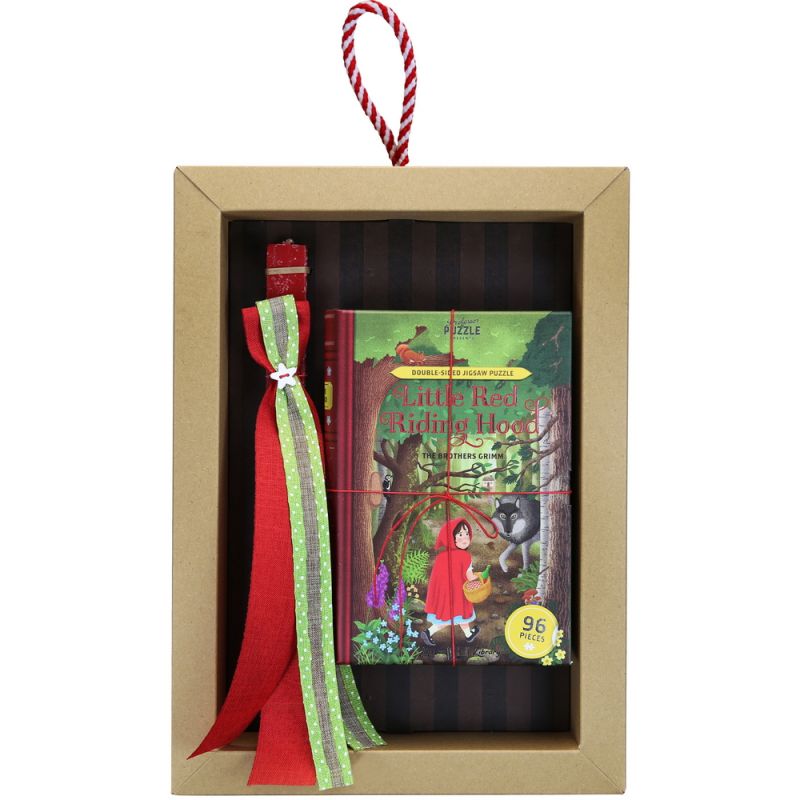 Easter candle with Puzzle Book - Little Red Riding Hood