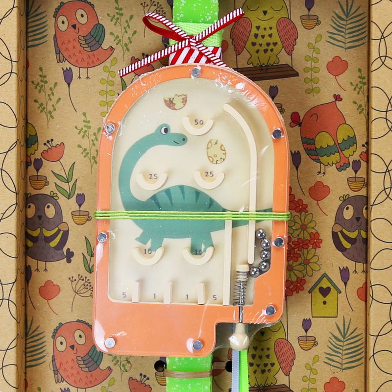 Easter candle with Mini Pinball - Green Dinosaur