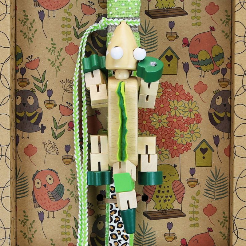 Easter candle with Transformer Animal - Crocodile