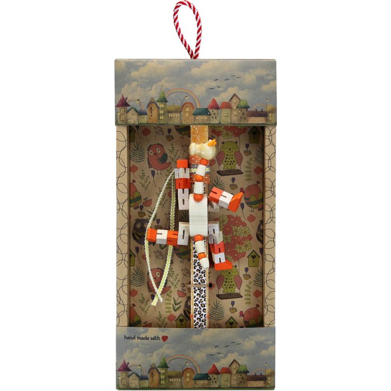 Easter candle with Transformer Animal - Giraffe