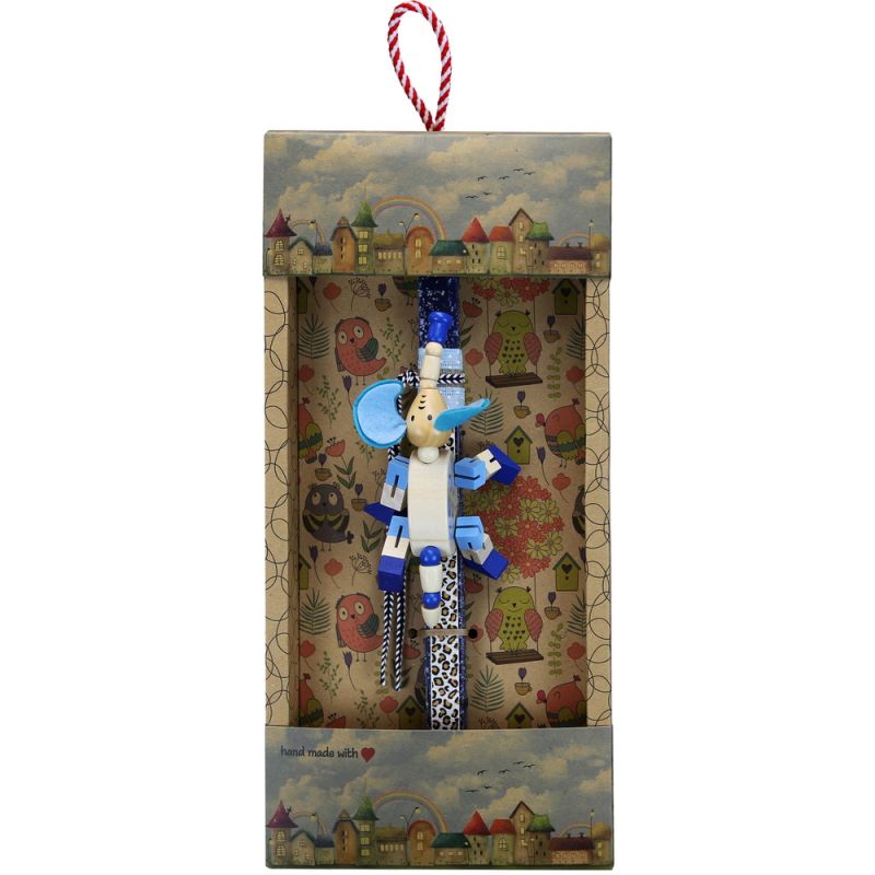 Easter candle with Transformer Animal - Elephant