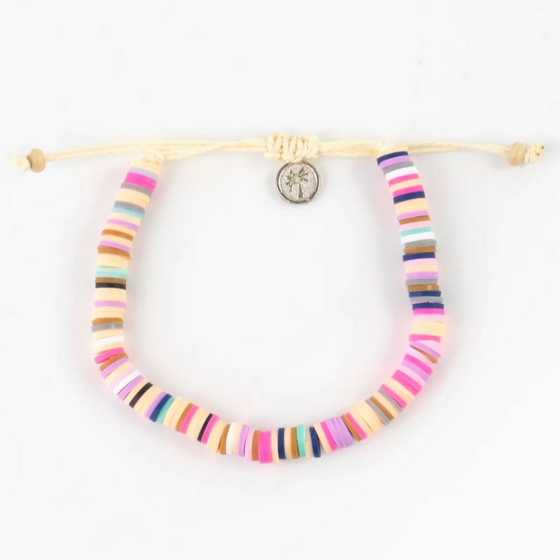 Clay disc bracelet 
