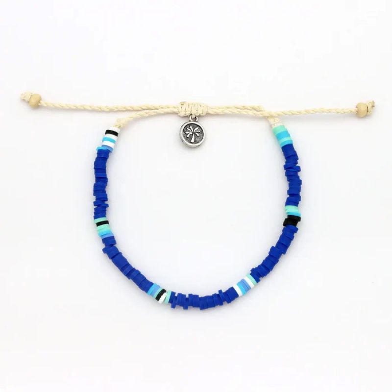 Clay beaded bracelet