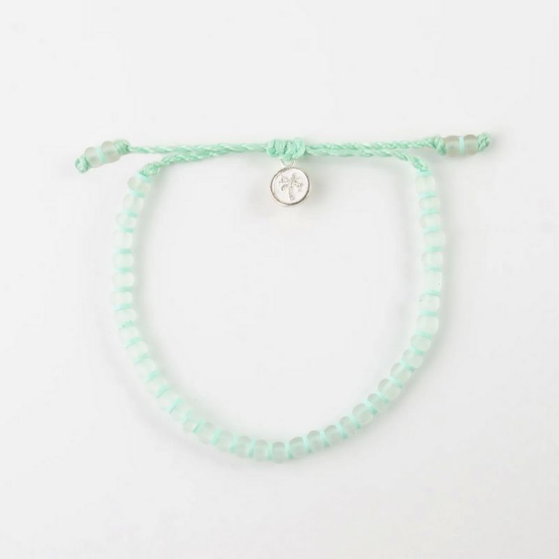 Frosted glass bracelet