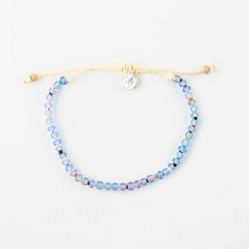 Frosted glass bracelet