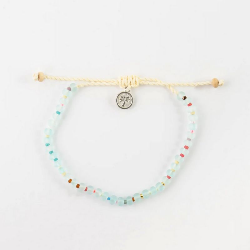 Frosted glass bracelet