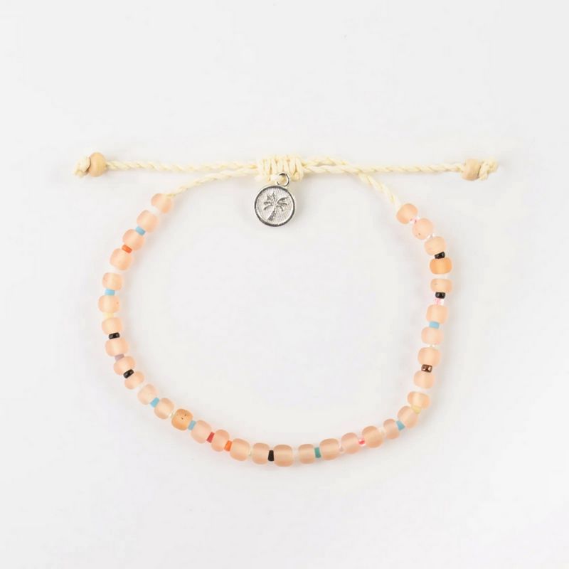Frosted glass bracelet