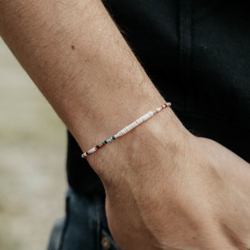 Βραχιόλι Σουέτ και χάντρες