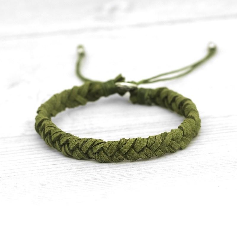 Βραχιόλι δέρμα & χάντρες