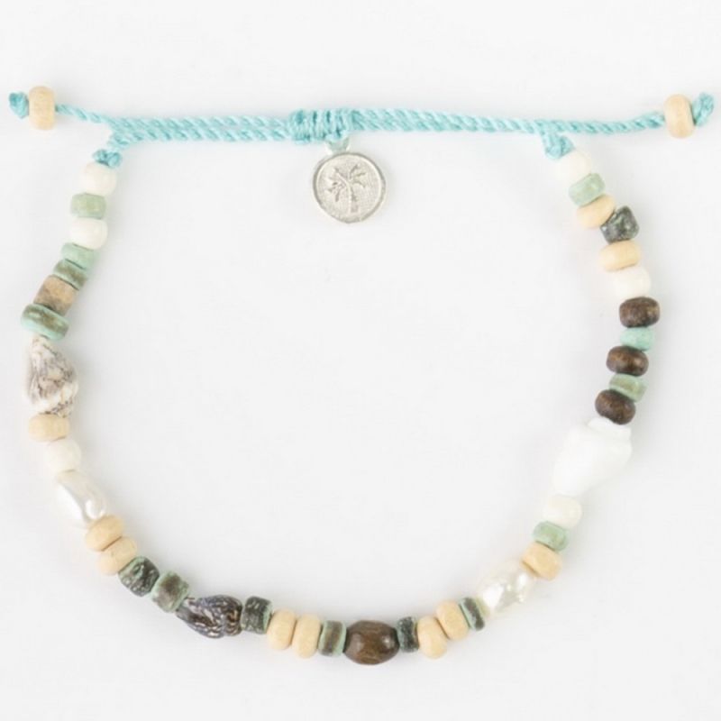 Βραχιόλι με Κοχύλια Τιρκουάζ