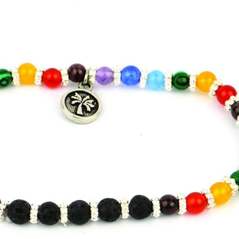 Chakra woven bracelet