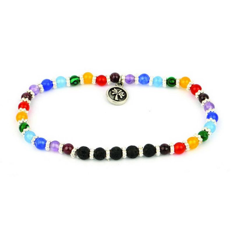 Chakra woven bracelet