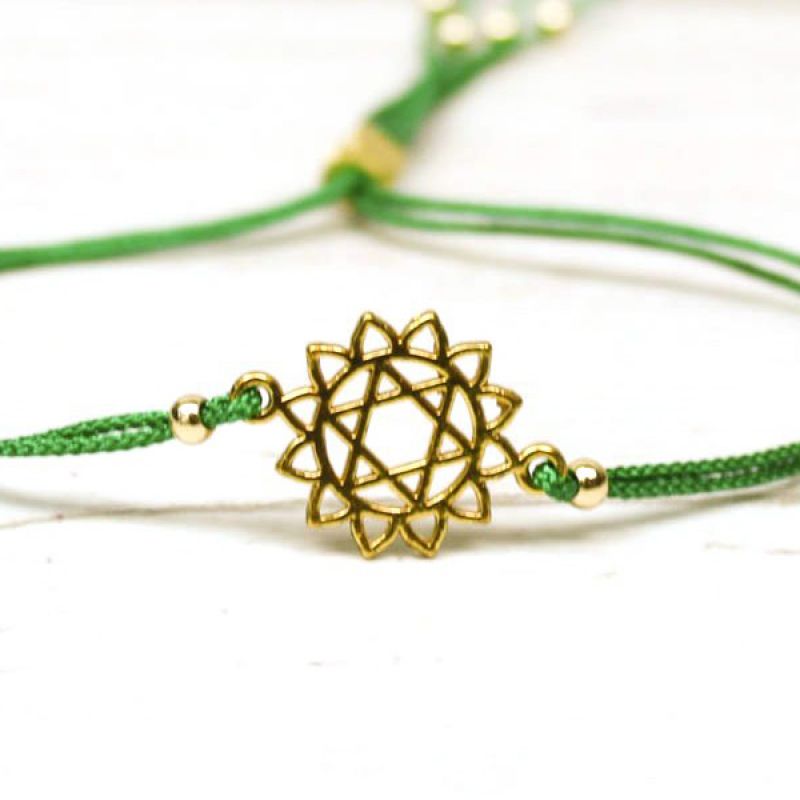 Βραχιόλι Chakra χρυσό - Heart