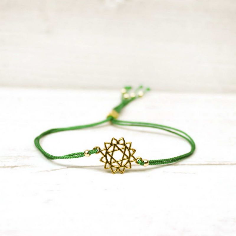 Βραχιόλι Chakra χρυσό - Heart