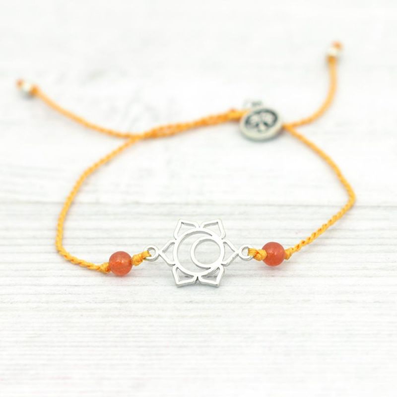 Sacral Chakra Orange woven bracelet
