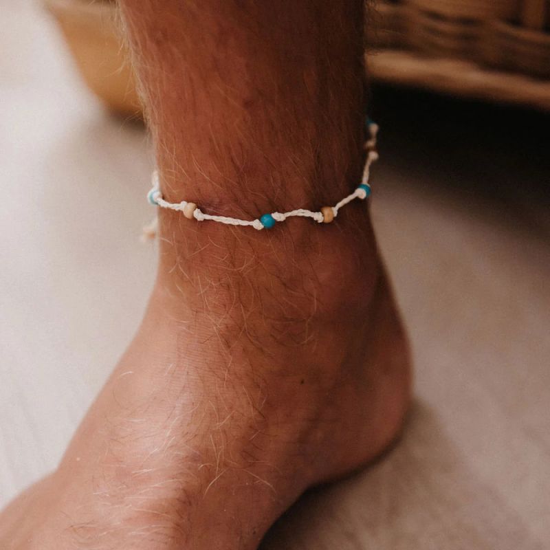 Wax anklet dotted