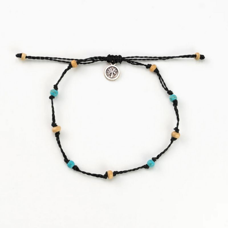 Wax anklet dotted