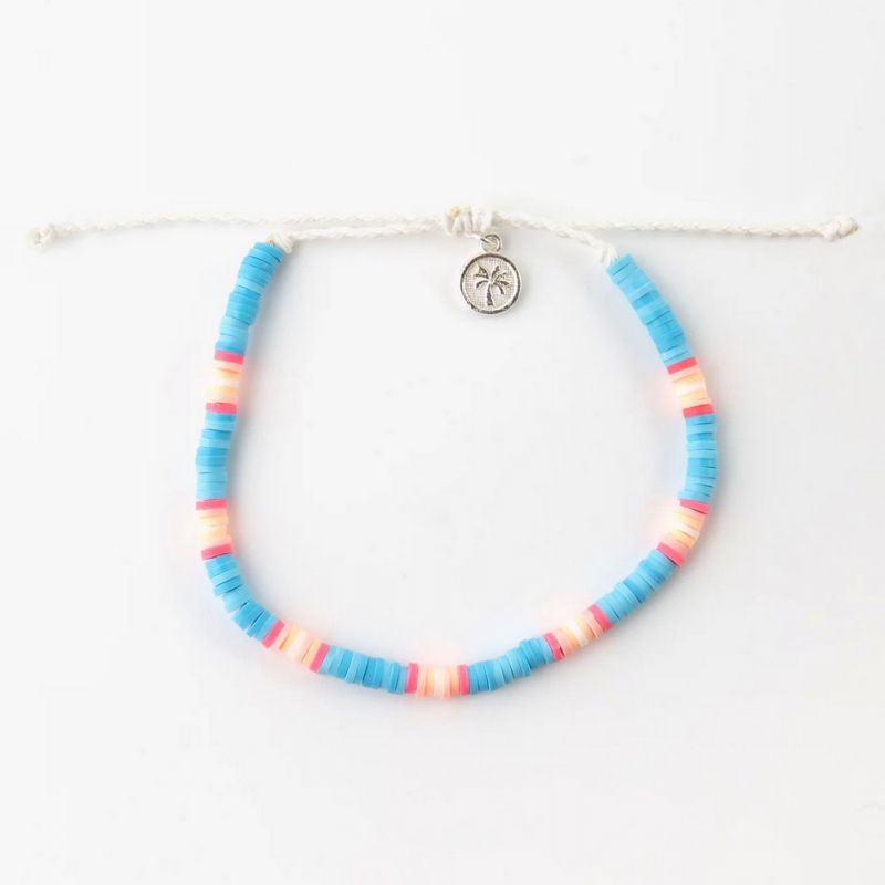 Clay disc anklet