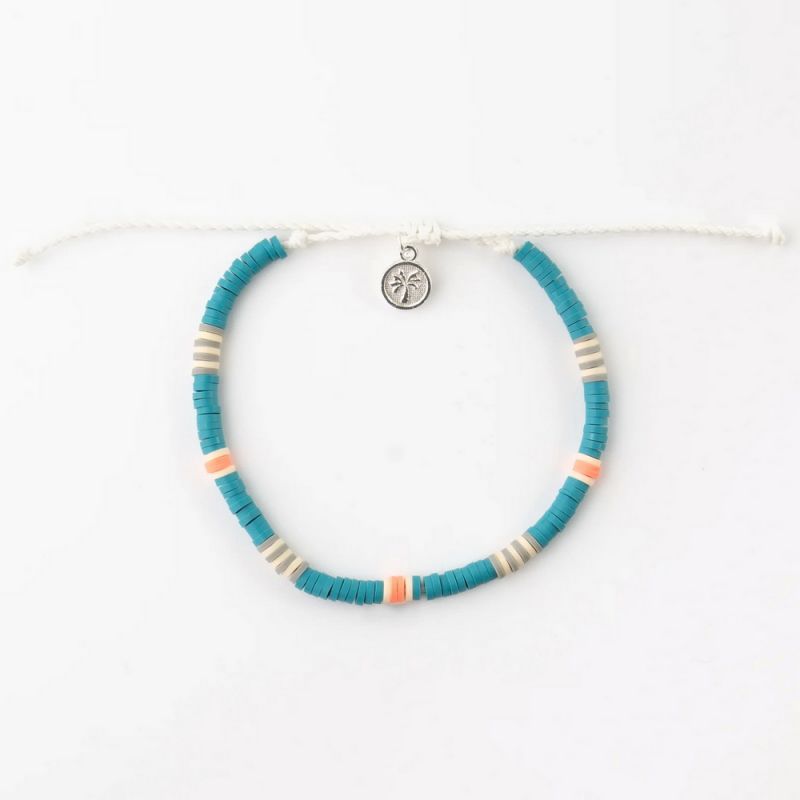 Clay disc anklet