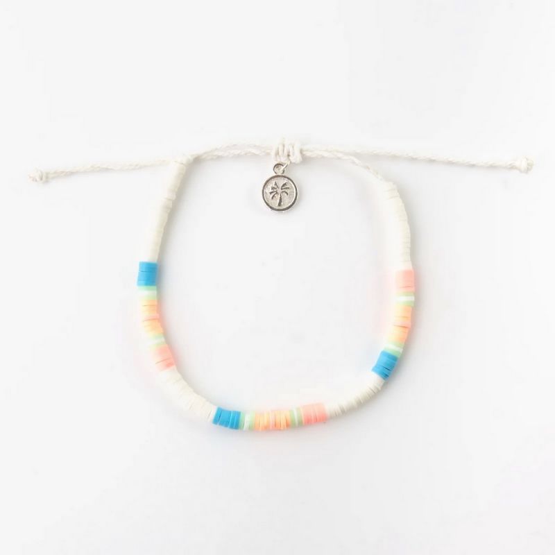 Clay disc anklet