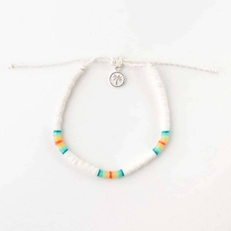 Clay disc anklet