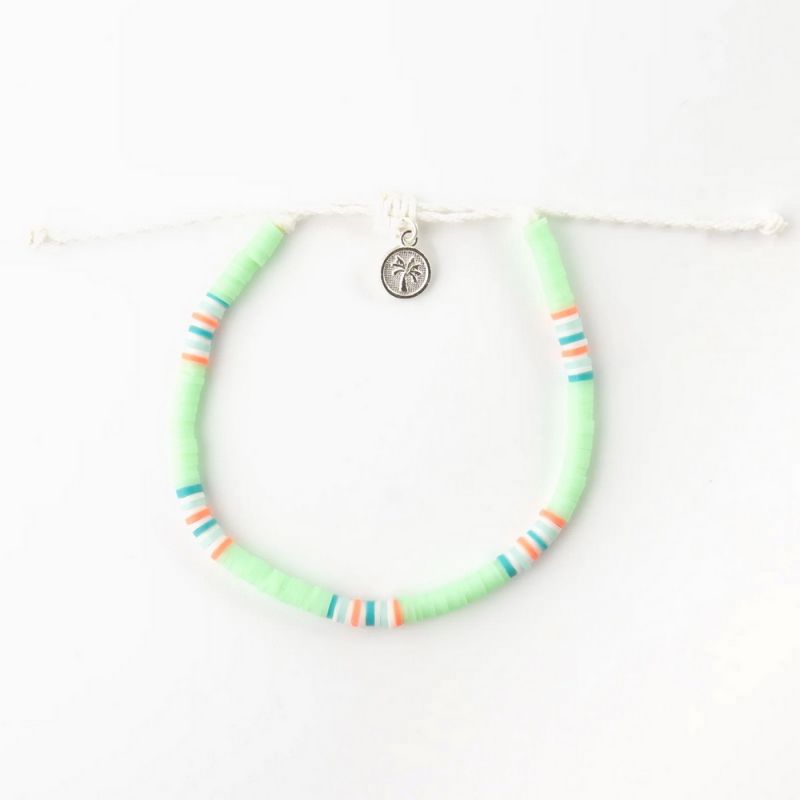 Clay disc anklet