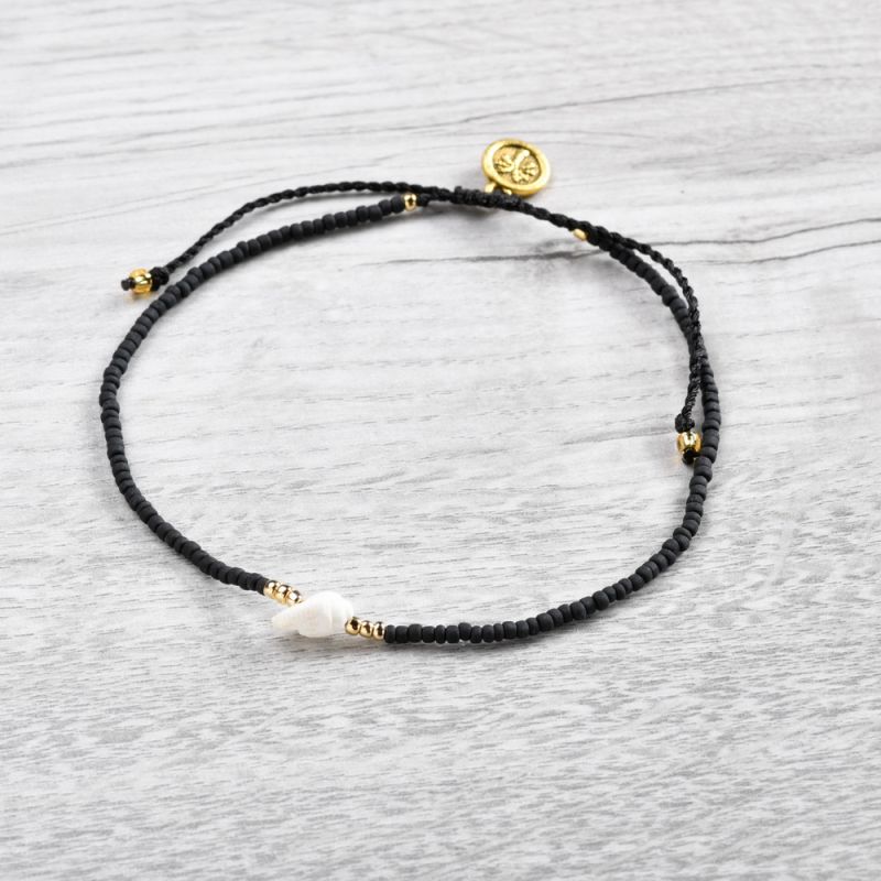 Bead and shell Anklet