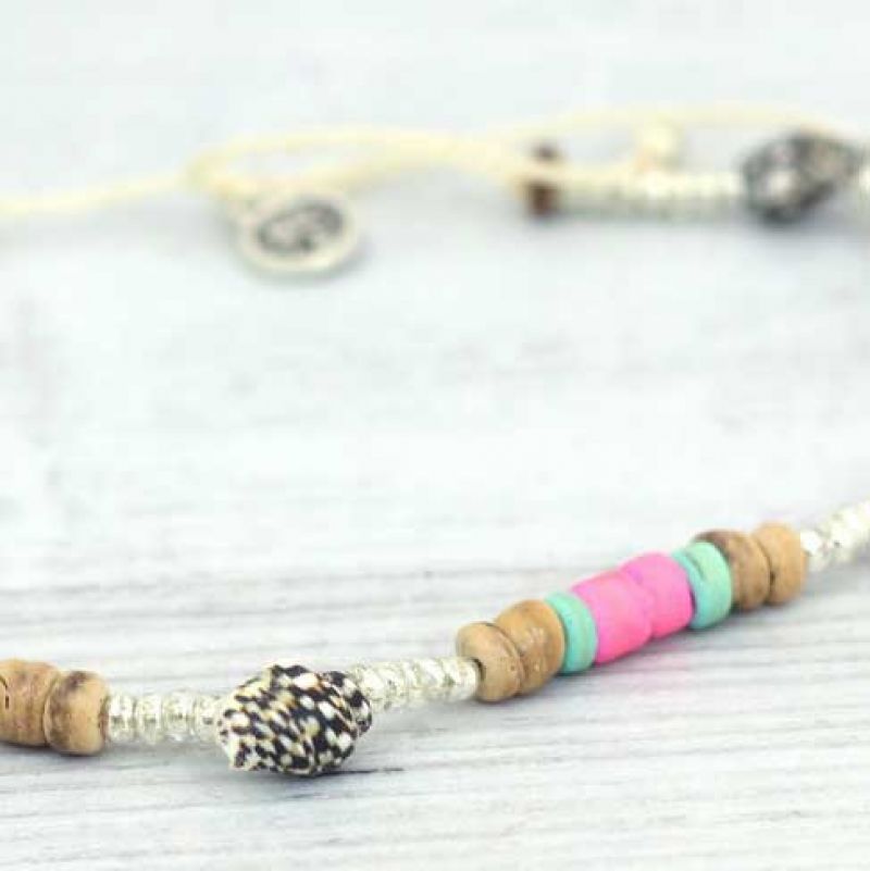 Bead and shell Anklet
