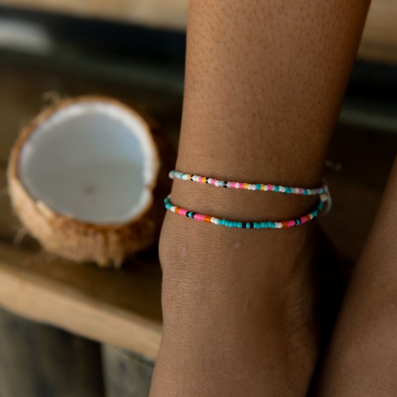 Beaded anklet