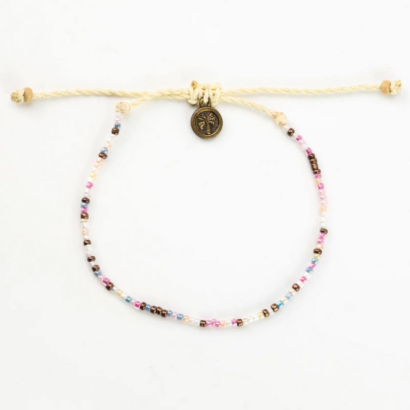 Seed bead anklet