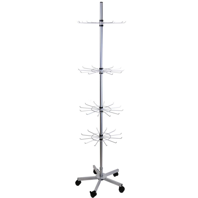 Metal stand 1.90 x 45cm with wheels