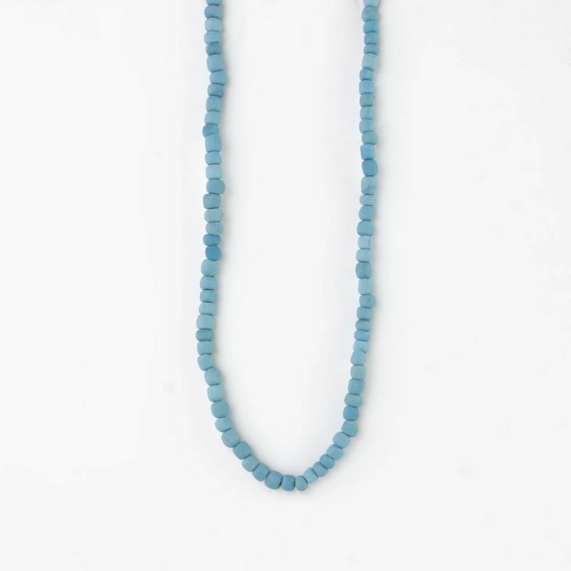 Glass beaded choker necklace