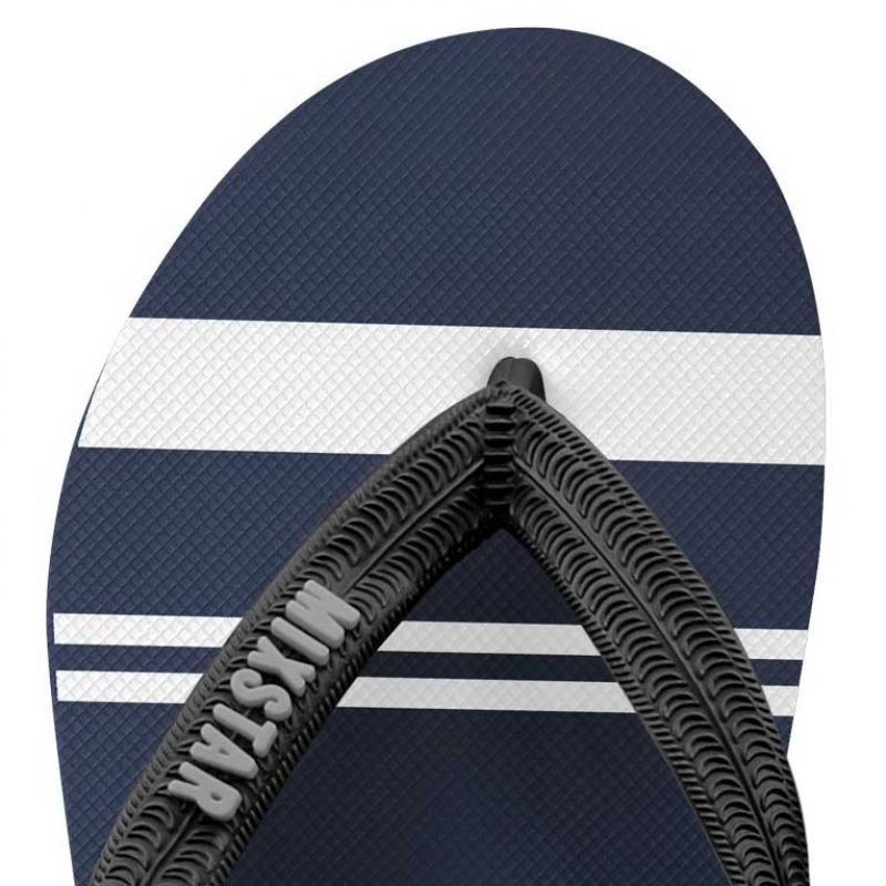 Σαγιονάρες Α Ρίγες Navy/Πράσινες