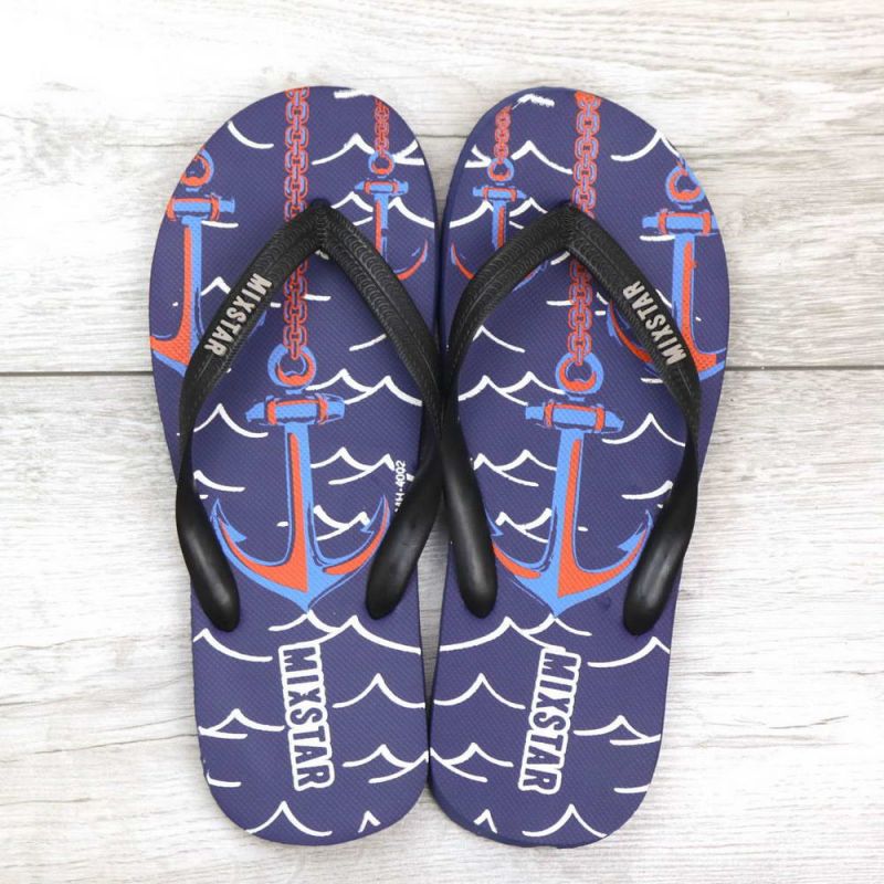 Σαγιονάρες Α Navy μπλε άγκυρες