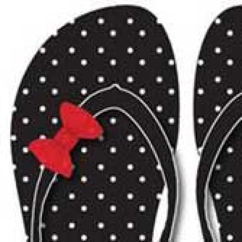 Σαγιονάρες Μαύρες πουά & φιόγκοι