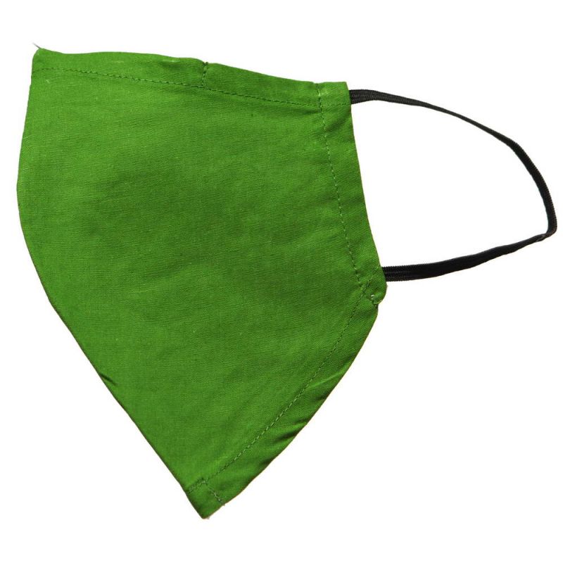 Μάσκα υφασμάτινη (LG) Green Grass - με θήκη φίλτρου και έλασμα