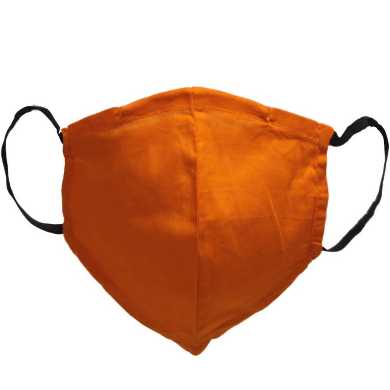Μάσκα υφασμάτινη (LG) Orange - με θήκη φίλτρου και έλασμα