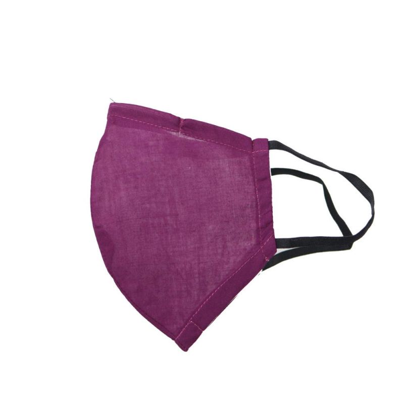 Μάσκα υφασμάτινη (M) Δαμασκηνί - με θήκη φίλτρου και έλασμα