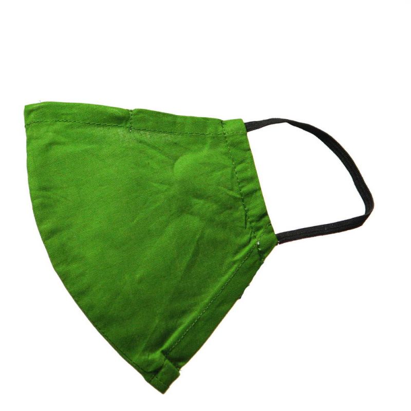 Μάσκα υφασμάτινη (M) Green Grass - με θήκη φίλτρου και έλασμα