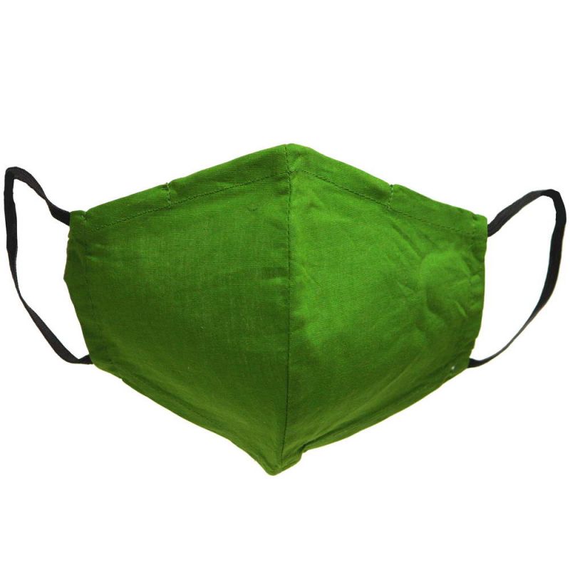 Μάσκα υφασμάτινη (M) Green Grass - με θήκη φίλτρου και έλασμα
