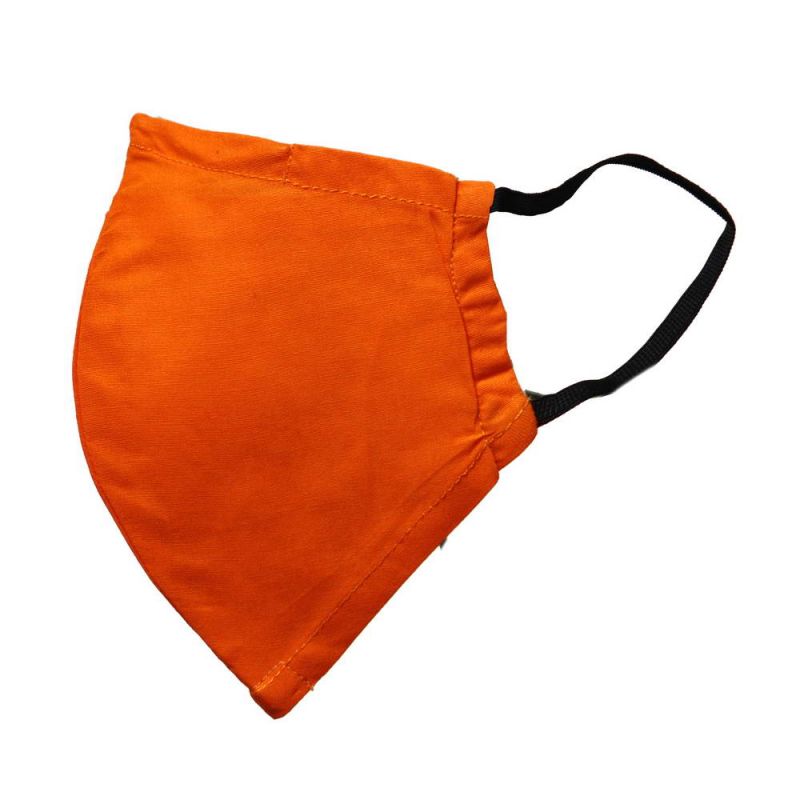 Μάσκα υφασμάτινη (M) Orange - με θήκη φίλτρου και έλασμα