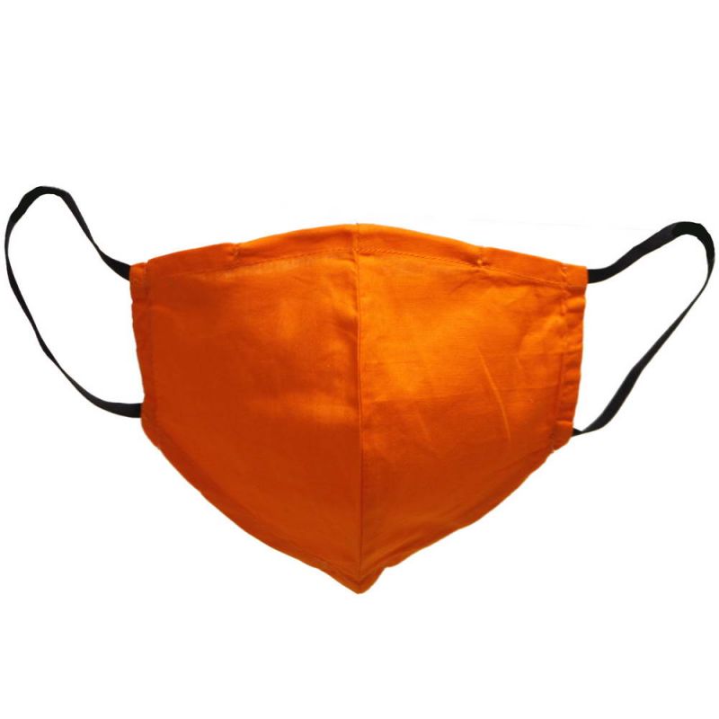 Μάσκα υφασμάτινη (M) Orange - με θήκη φίλτρου και έλασμα