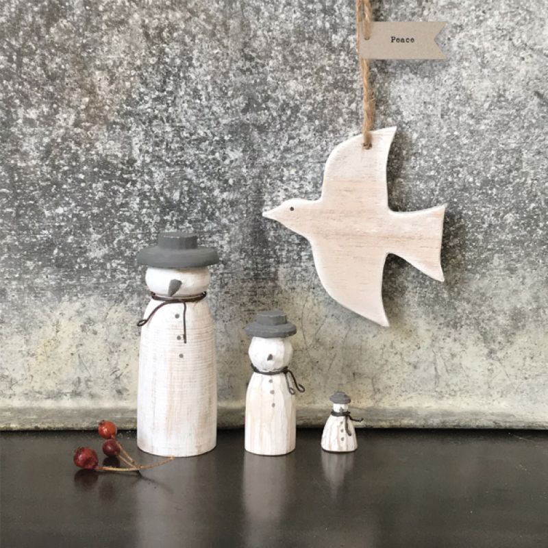 Περιστέρι ξύλινο κρεμαστό 9εκ.