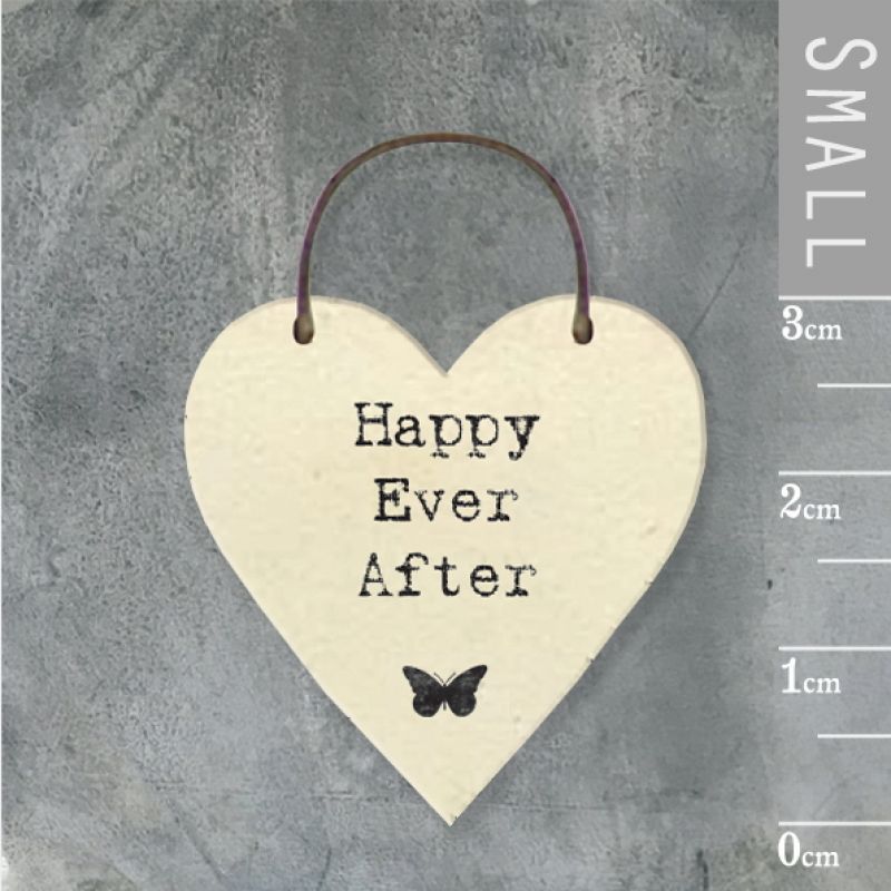 Newsprint heart - Happy ever after