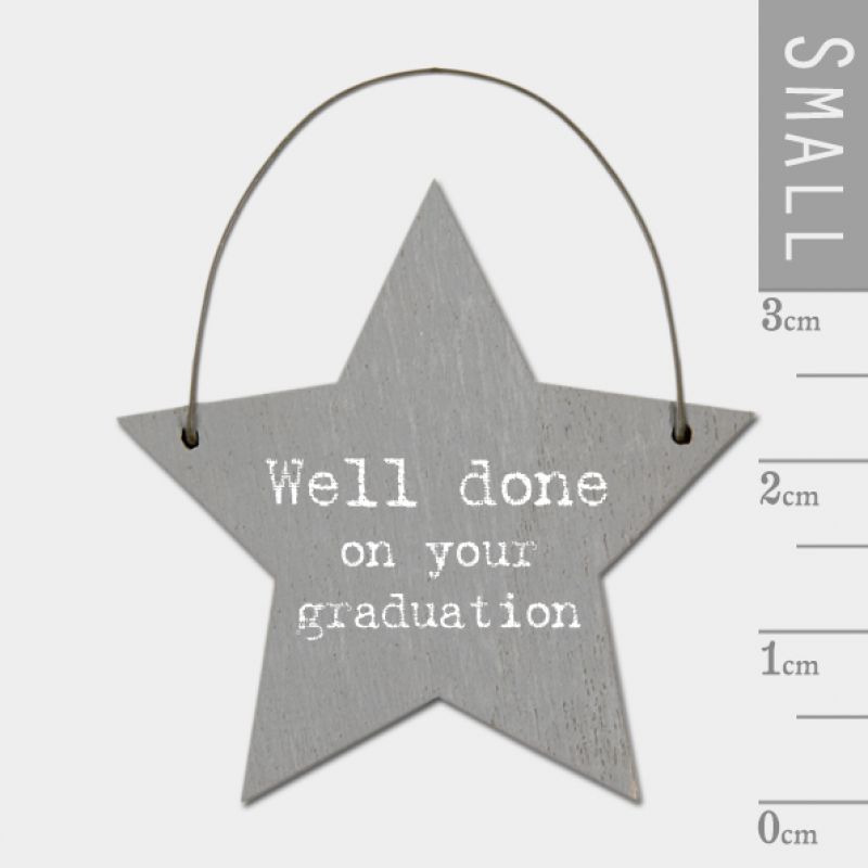 Επιγραφή αστεράκι - Well done on your graduation